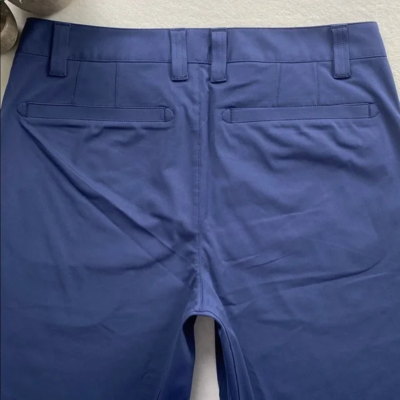 Rhone Commuter Flex Knit Flat Front Lifestyle/Performance Short (Navy) - Picture 4 of 16